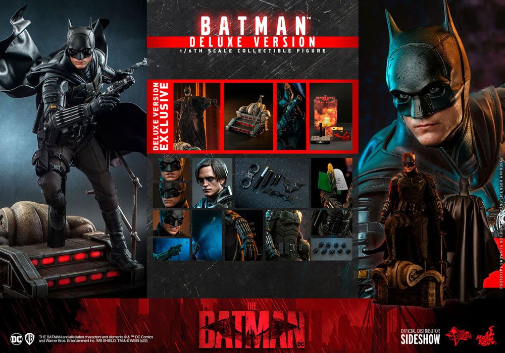Batman Deluxe Version 1/6 The Batman Figura Movie Masterpiece