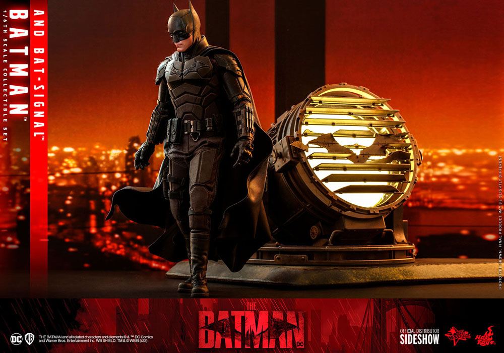 Batman with Bat-Signal 1/6 The Batman Figura Movie Masterpiece