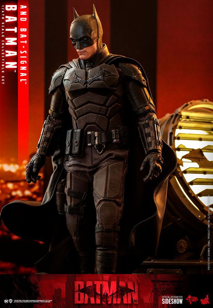 Batman with Bat-Signal 1/6 The Batman Figura Movie Masterpiece