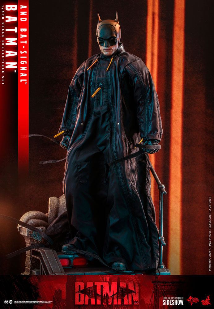 Batman with Bat-Signal 1/6 The Batman Figura Movie Masterpiece