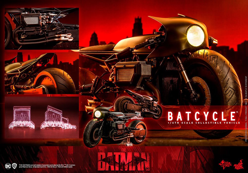 Batcycle 42 cm 1/6 The Batman Vehículo Movie Masterpiece