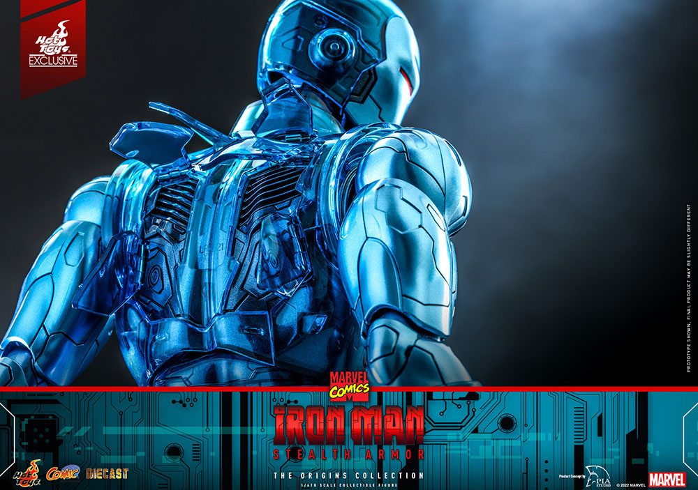 Iron Man (Stealth Armor) Hot Toys Exclusive 1/6 Marvel Comics Figura Diecast