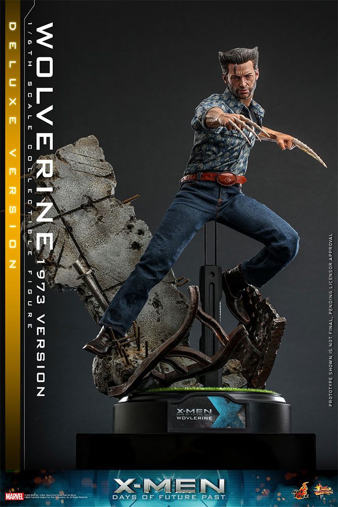 Wolverine (1973 Version) Deluxe Version 1/6 X-Men Días del futuro pasado Figura Movie Masterpiece
