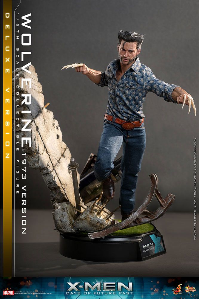 Wolverine (1973 Version) Deluxe Version 1/6 X-Men Días del futuro pasado Figura Movie Masterpiece