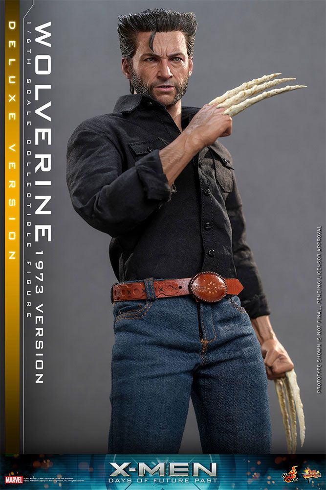Wolverine (1973 Version) Deluxe Version 1/6 X-Men Días del futuro pasado Figura Movie Masterpiece