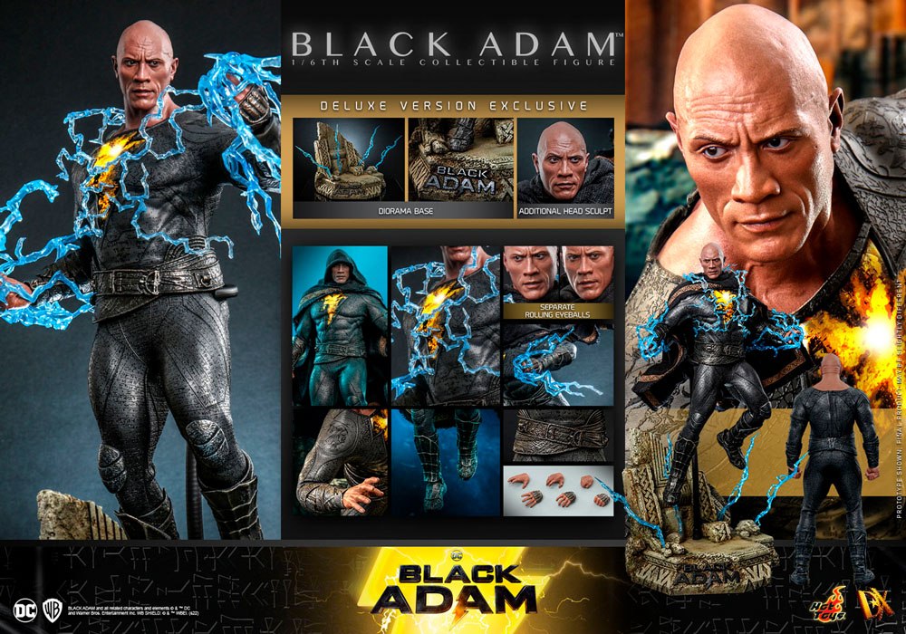Black Adam Deluxe Version 1/6 Black Adam Figura DX