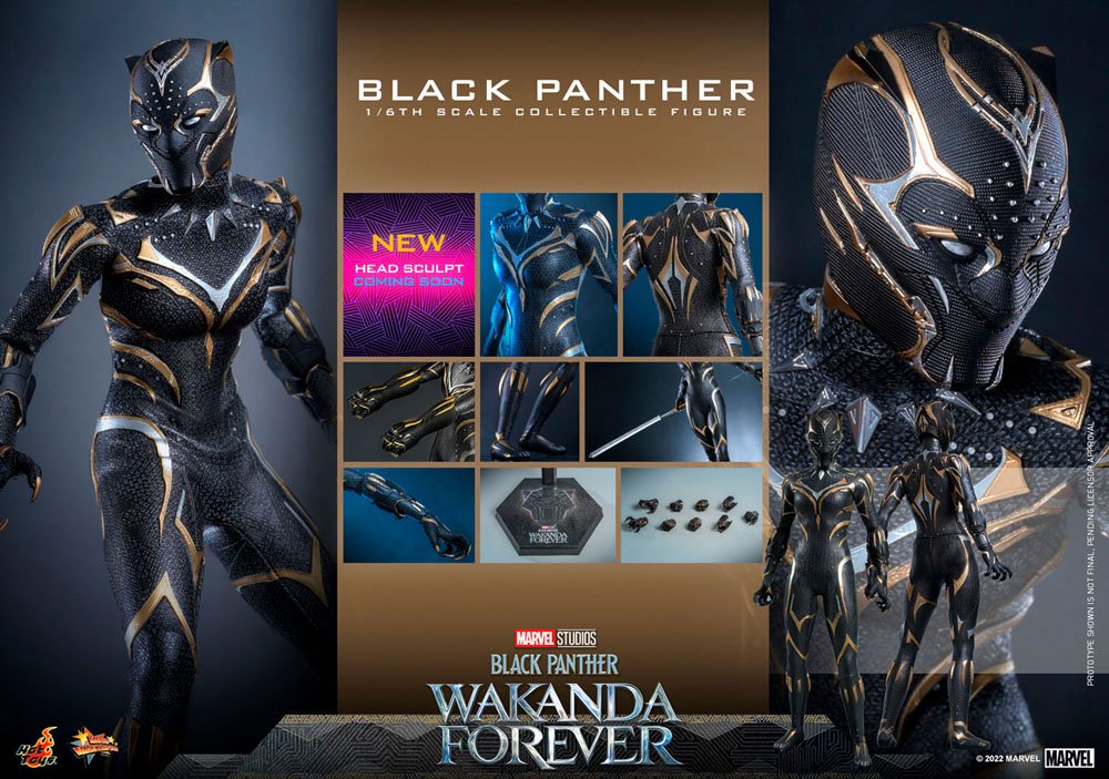 Black Panther 1/6 Black Panther: Wakanda Forever Figura Movie Masterpiece