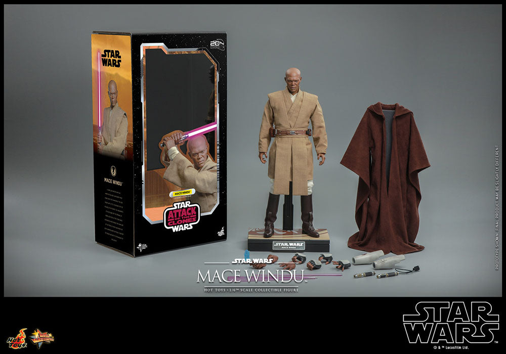 Mace Windu 1/6 Star Wars: Episode II Figura