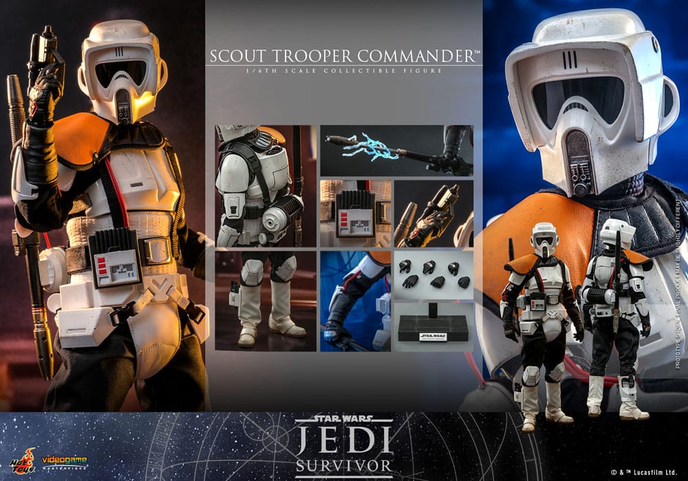 Scout Trooper Commander 1/6 Star Wars: Jedi Survivor Figura Videogame Masterpiece