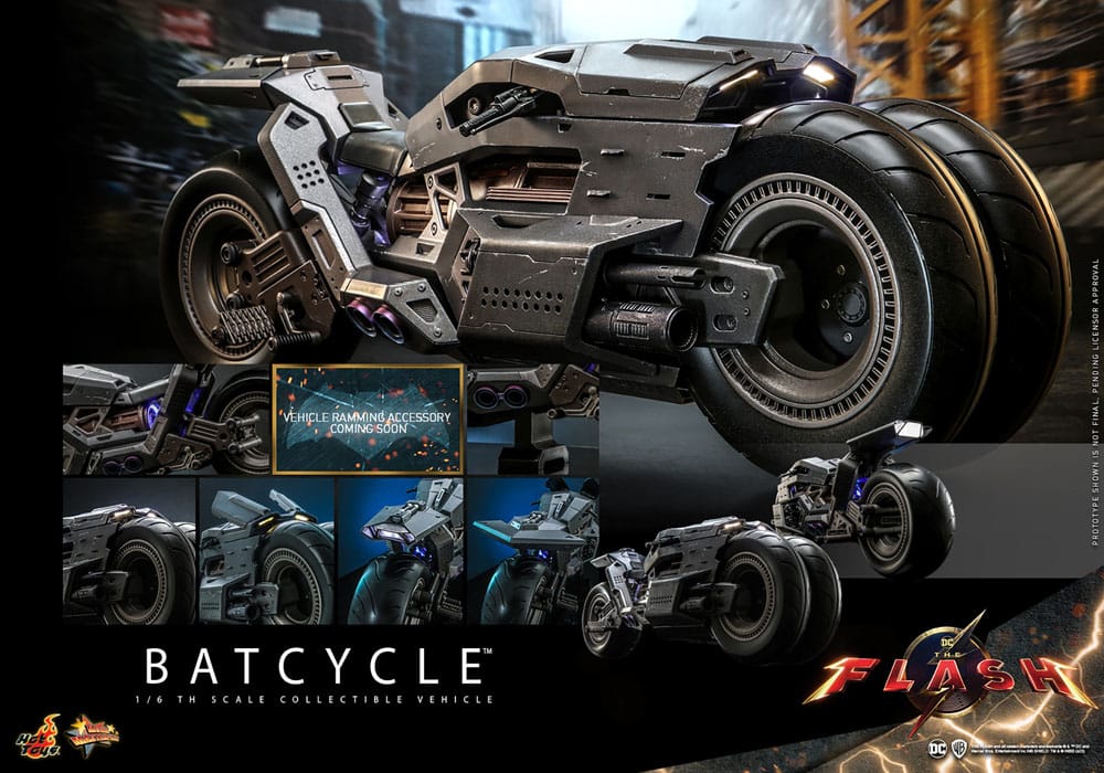 🔴PRE-ORDER Batcycle 1/6 The Flash Vehículo Movie Masterpiece