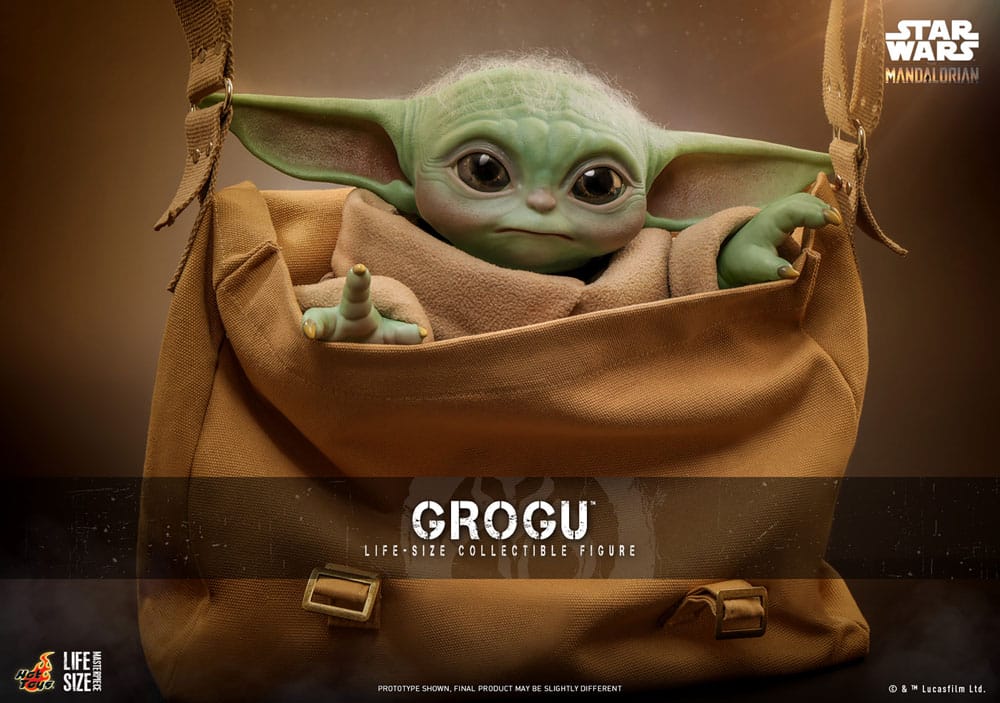 🔴PRE-ORDER Grogu 1/1 Star Wars: The Mandalorian Figura tamaño real Life-Size Masterpiece