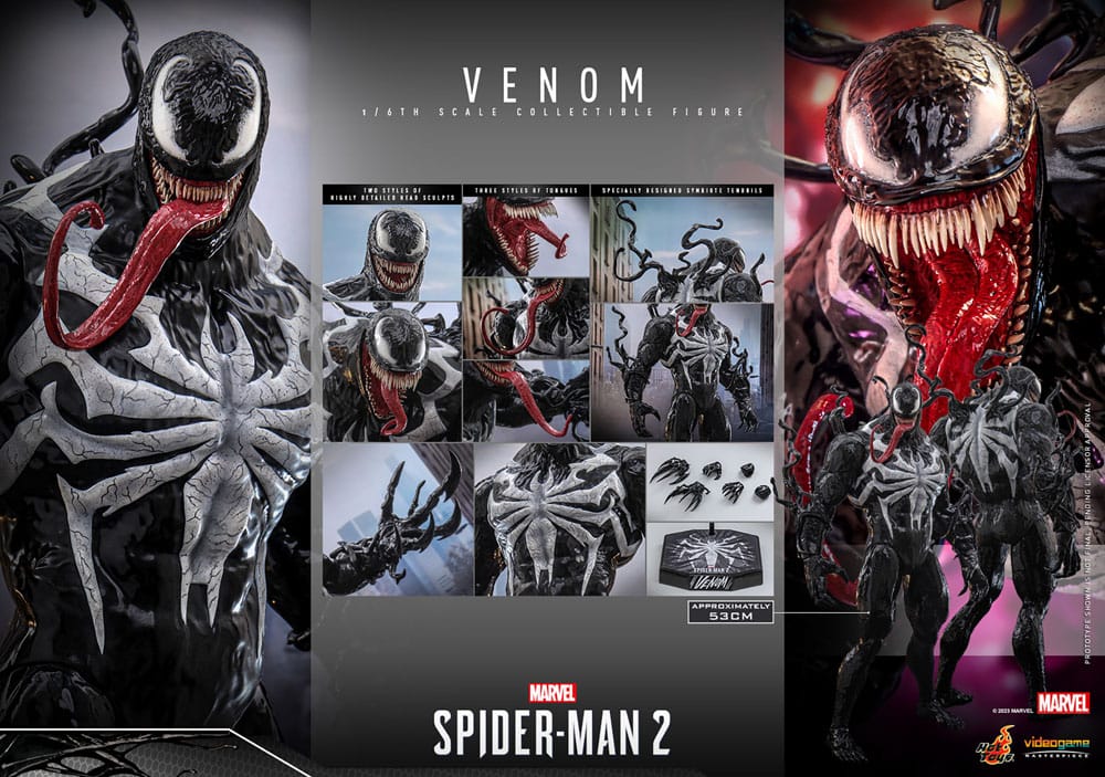 Venom 1/6 Spider-Man 2 Figura Videogame Masterpiece