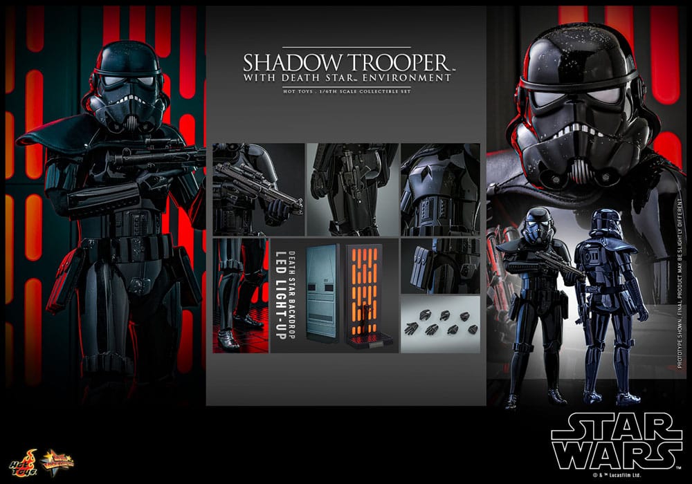 Shadow Trooper with Death Star Environment 1/6 Star Wars Figura Movie Masterpiece