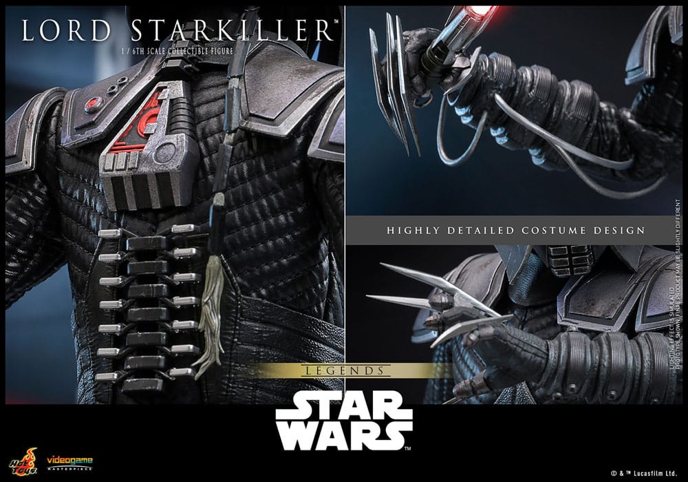 Lord Starkiller 1/6 Star Wars Legends Figura Videogame Masterpiece