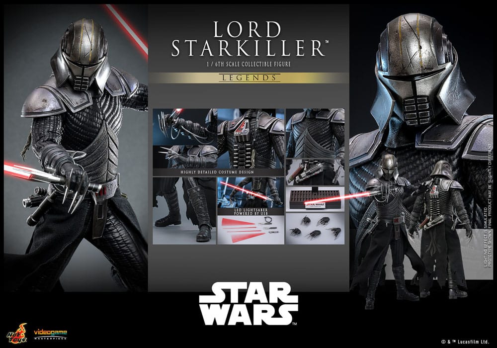 Lord Starkiller 1/6 Star Wars Legends Figura Videogame Masterpiece