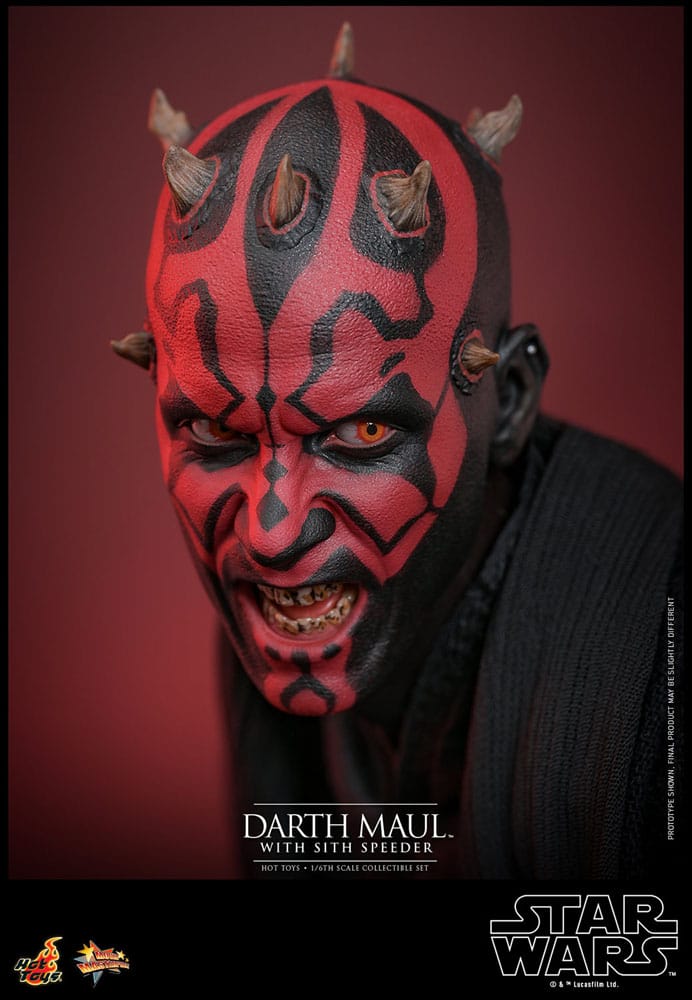 🔴PRE-ORDER Darth Maul with Sith Speeder 1/6 Star Wars Episode I Figura Movie Masterpiece