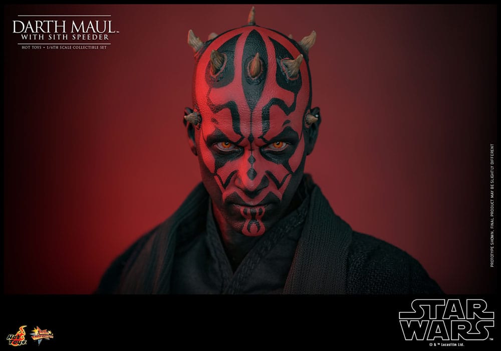 🔴PRE-ORDER Darth Maul with Sith Speeder 1/6 Star Wars Episode I Figura Movie Masterpiece