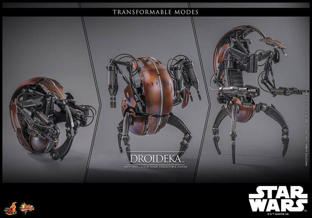 🔴PRE-ORDER Droideka 1/6 Star Wars Episode I Figura Movie Masterpiece