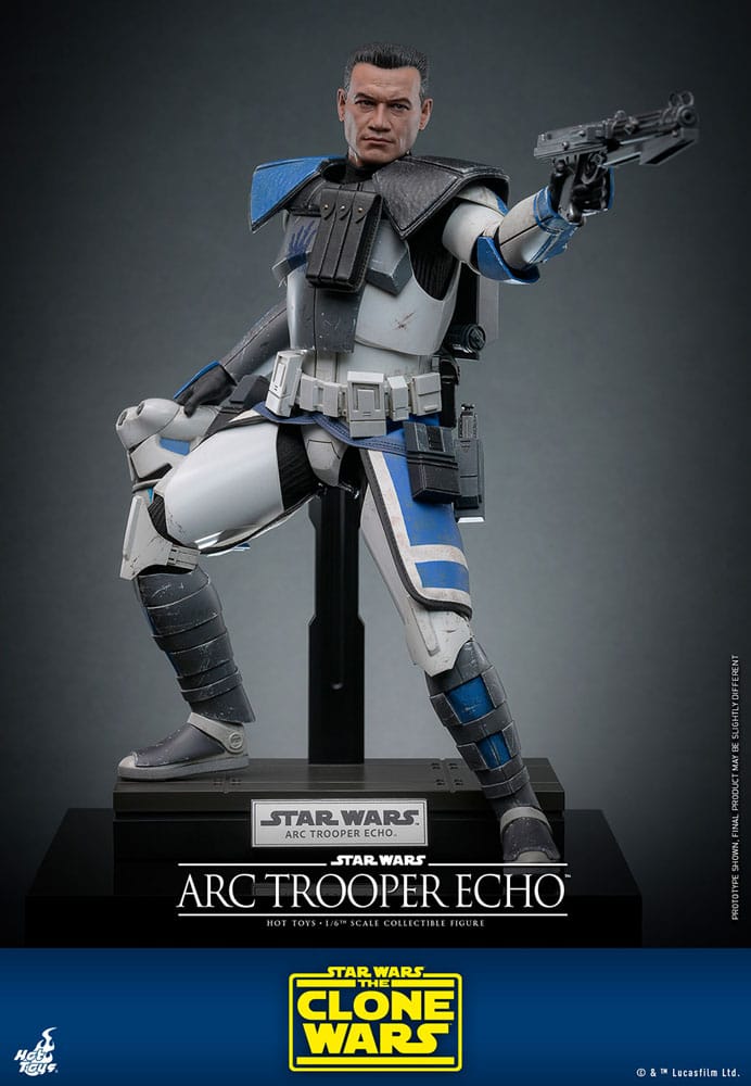 🔴PRE-ORDER Arc Trooper Echo 1/6 Star Wars:: The Clone Wars Figura