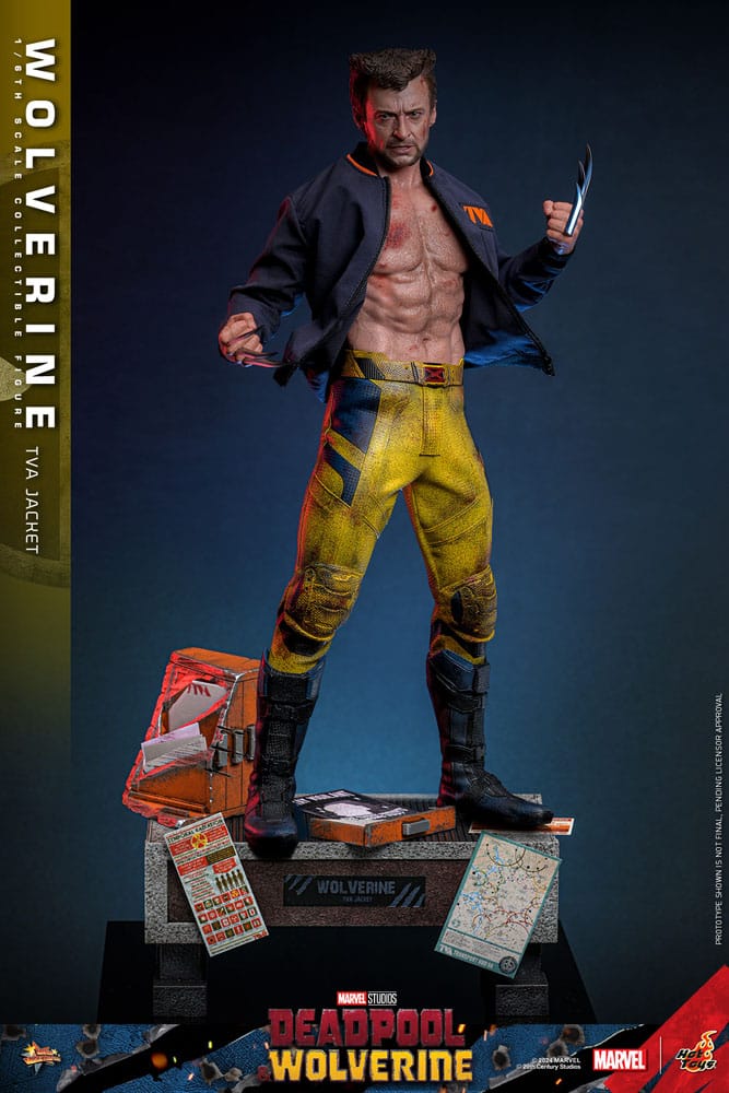🔴PRE-ORDER Wolverine (TVA Jacket Version) 1/6 Deadpool & Wolverine Movie Masterpiece Figura
