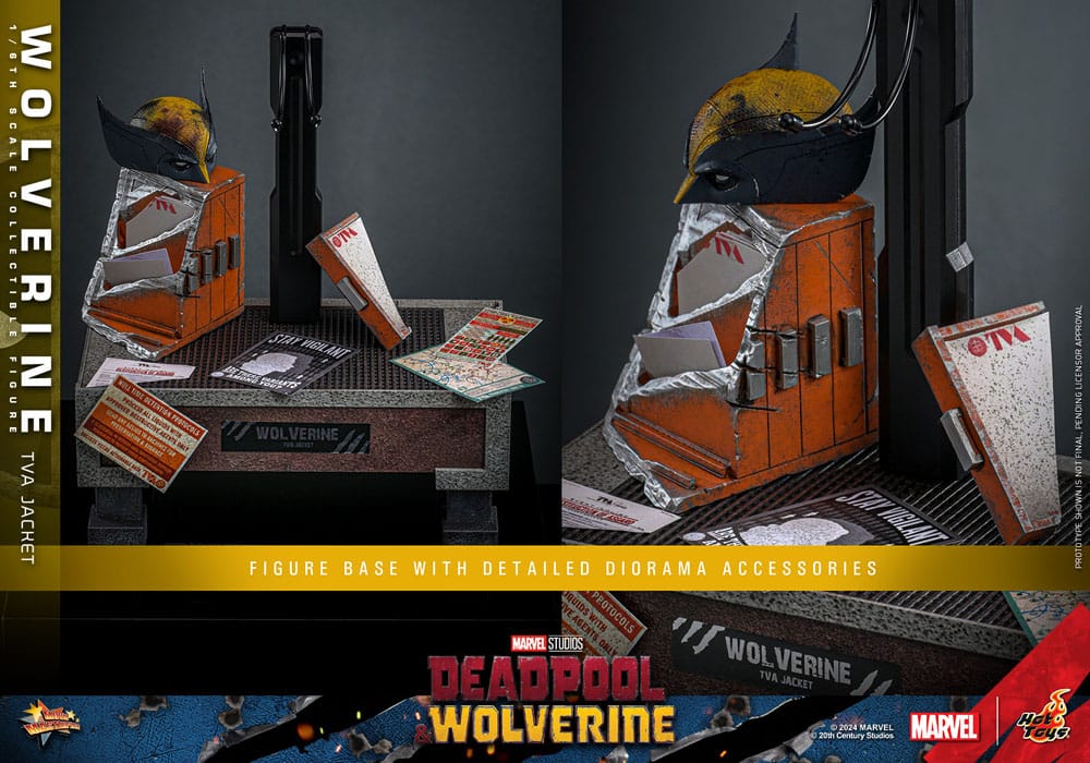 🔴PRE-ORDER Wolverine (TVA Jacket Version) 1/6 Deadpool & Wolverine Movie Masterpiece Figura