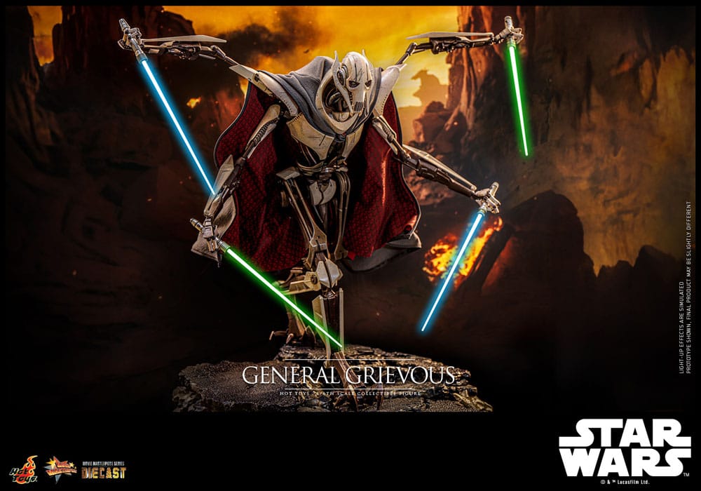 🔴PRE-ORDER General Grievous 1/6 Star Wars Figura Movie Masterpiece Diecast
