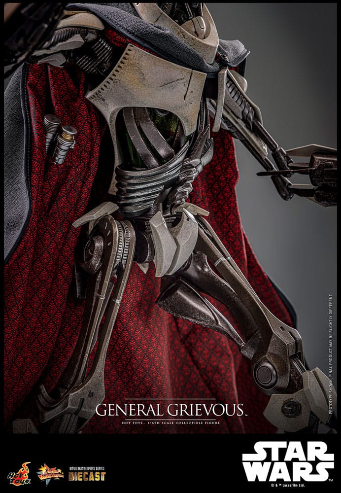 🔴PRE-ORDER General Grievous 1/6 Star Wars Figura Movie Masterpiece Diecast