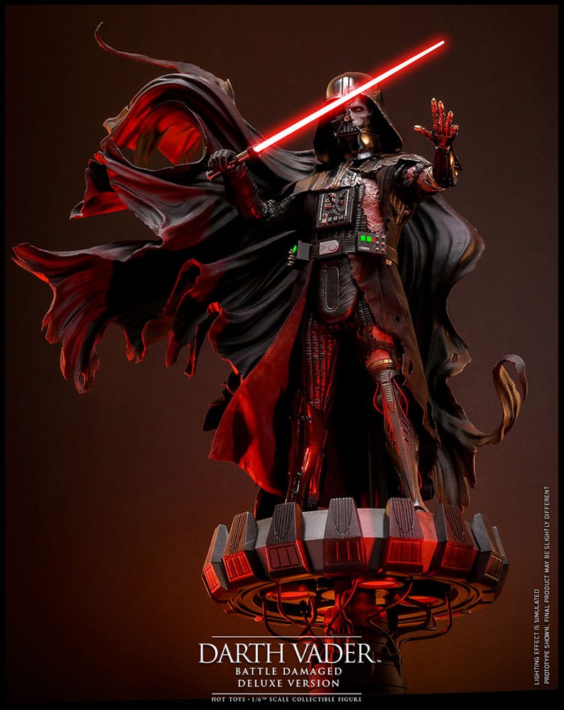 🔴PRE-ORDER Darth Vader (Battle Damaged) Deluxe Version 1/6 Star Wars Figura