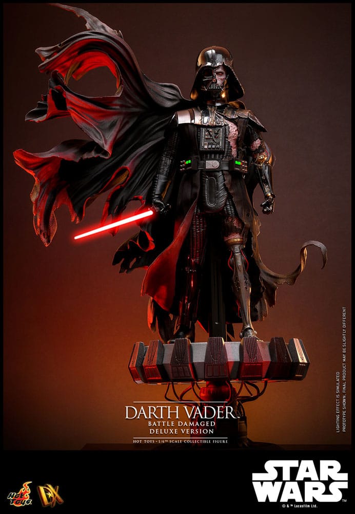 🔴PRE-ORDER Darth Vader (Battle Damaged) Deluxe Version 1/6 Star Wars Figura