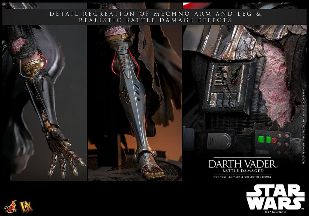 🔴PRE-ORDER Darth Vader (Battle Damaged) 1/6 Star Wars Figura