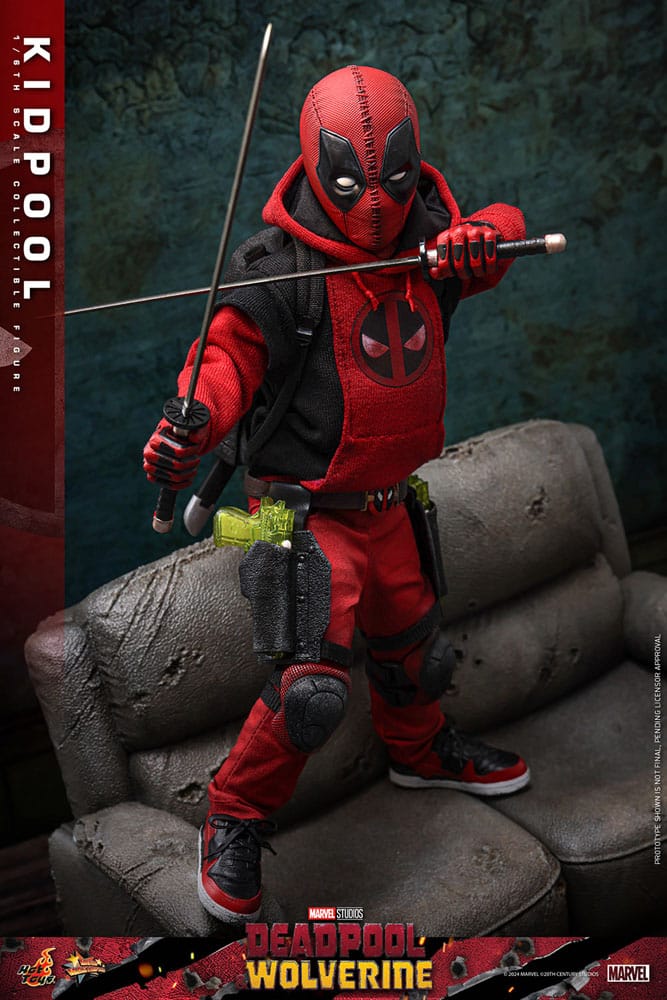 🔴PRE-ORDER Kidpool 1/6 Deadpool & Wolverine Movie Masterpiece Figura