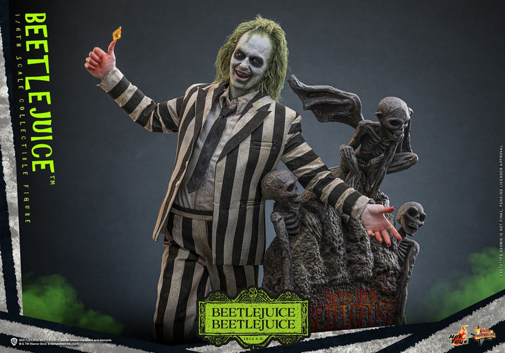 🔴PRE-ORDER Beetlejuice 1/6 Beetlejuice Beetlejuice Movie Masterpiece Figura