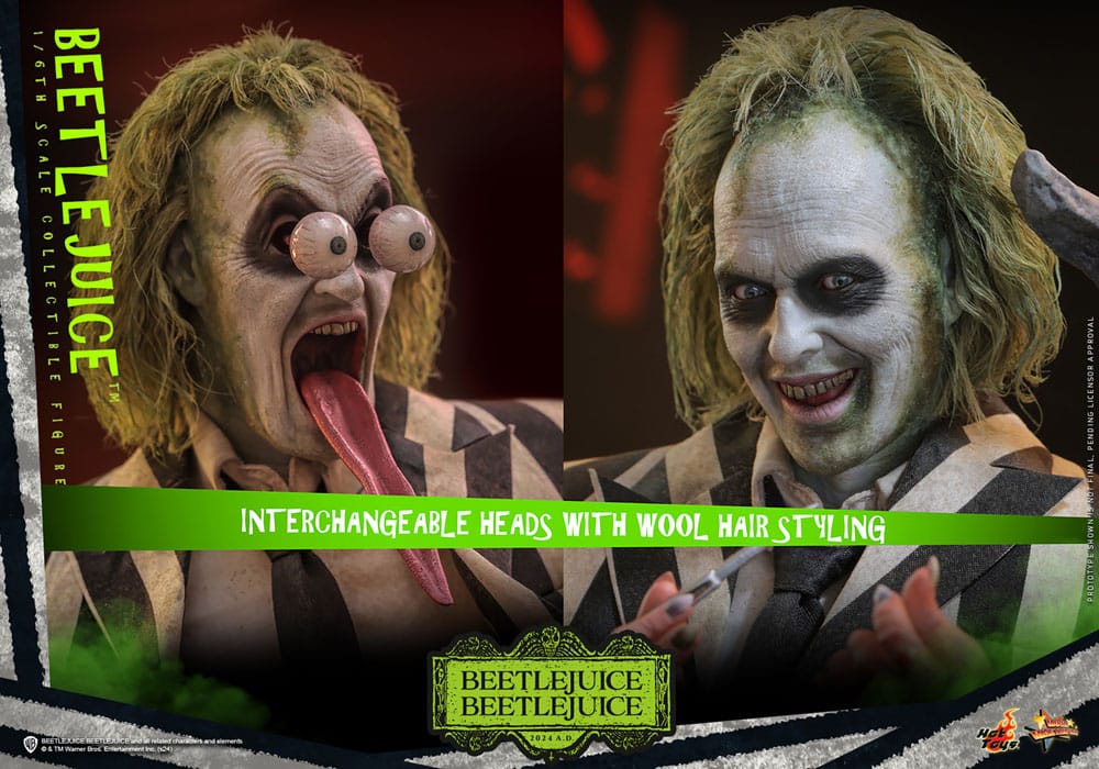 🔴PRE-ORDER Beetlejuice 1/6 Beetlejuice Beetlejuice Movie Masterpiece Figura