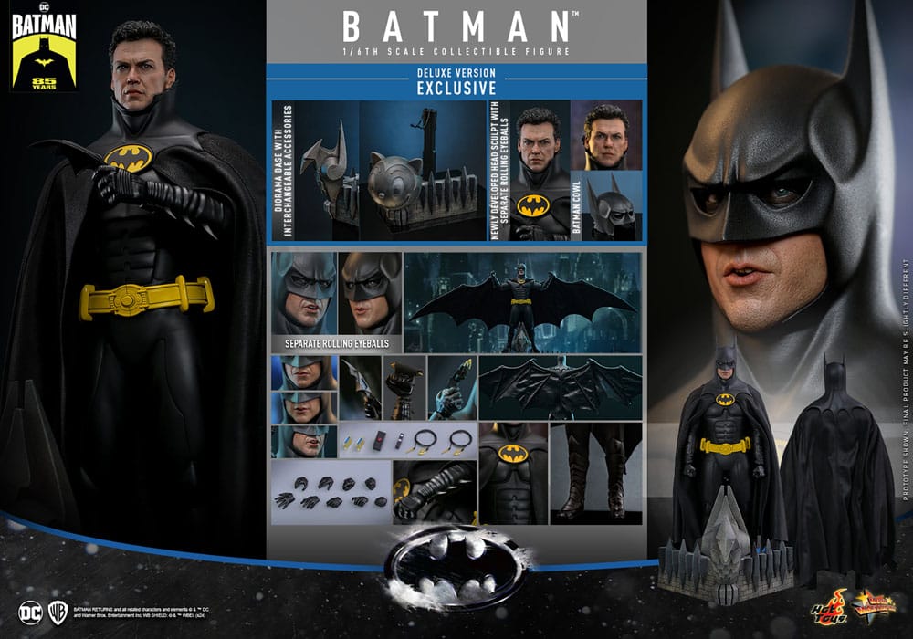 🔴PRE-ORDER Batman (Deluxe Version) 1/6 Batman vuelve Figura Movie Masterpiece