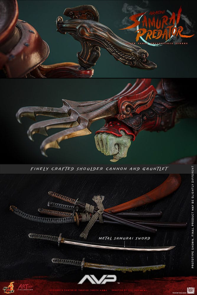 🔴PRE-ORDER Akaoni Samurai Predator 1/6 Alien vs. Predator Figura Artist Collection