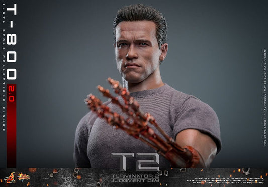 🔴PRE-ORDER T-800 Battle 2.0 1/6 Terminator 2 Figura Movie Masterpiece