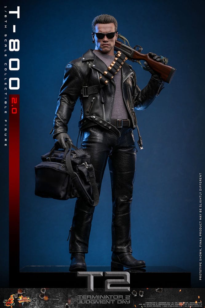 🔴PRE-ORDER T-800 Battle 2.0 1/6 Terminator 2 Figura Movie Masterpiece