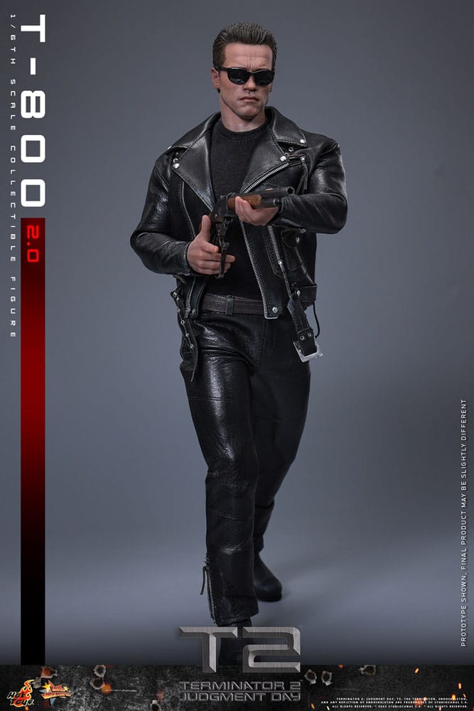 🔴PRE-ORDER T-800 Battle 2.0 1/6 Terminator 2 Figura Movie Masterpiece