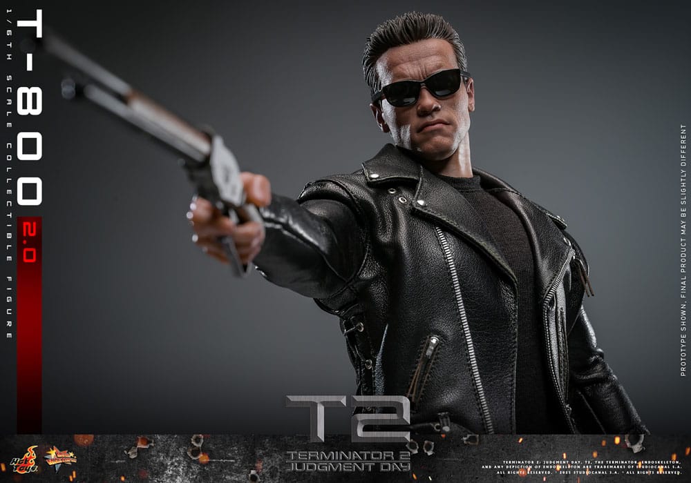 🔴PRE-ORDER T-800 Battle 2.0 1/6 Terminator 2 Figura Movie Masterpiece