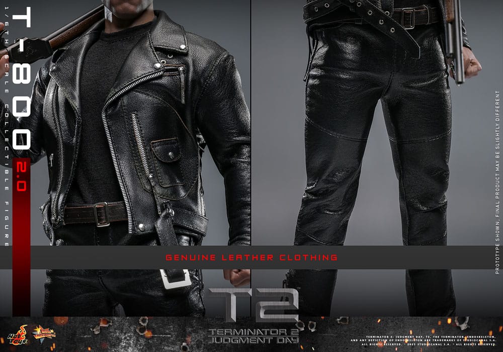 🔴PRE-ORDER T-800 Battle 2.0 1/6 Terminator 2 Figura Movie Masterpiece