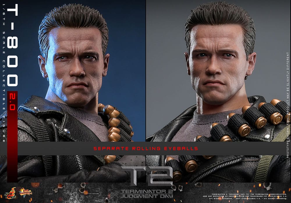 🔴PRE-ORDER T-800 Battle 2.0 1/6 Terminator 2 Figura Movie Masterpiece