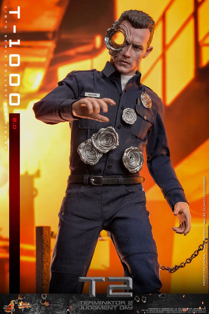 🔴PRE-ORDER T-1000 (2.0) 1/6 Terminator 2 Figura Movie Masterpiece
