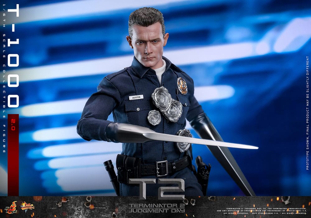 🔴PRE-ORDER T-1000 (2.0) 1/6 Terminator 2 Figura Movie Masterpiece