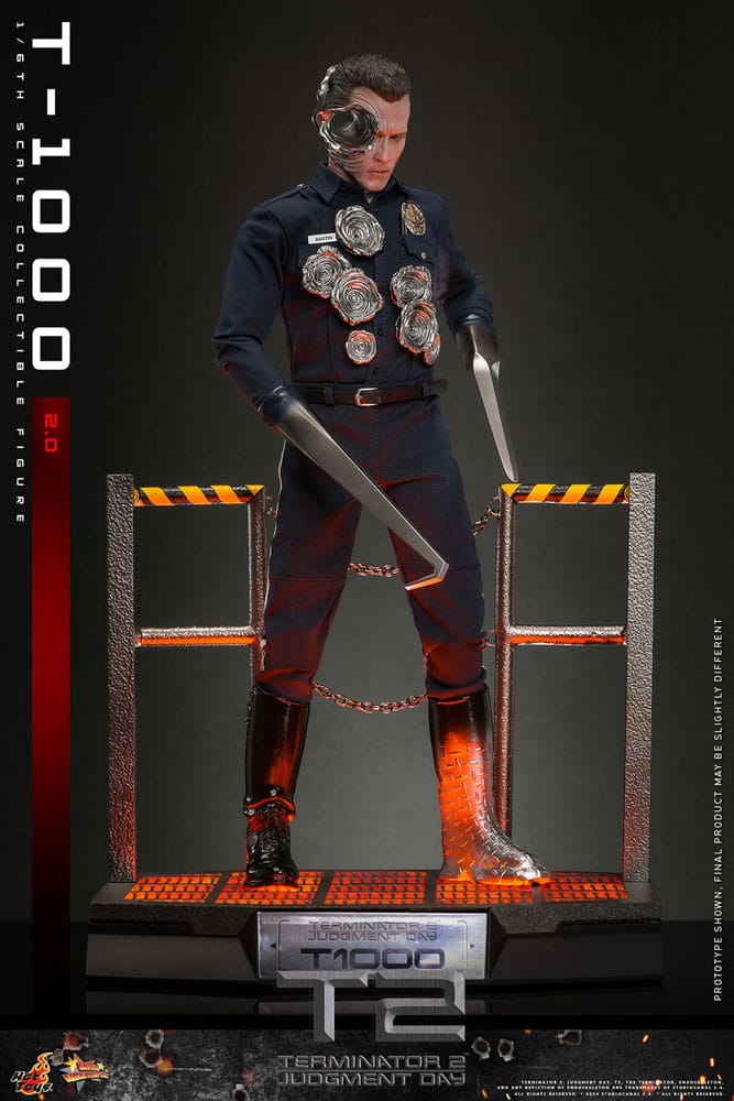 🔴PRE-ORDER T-1000 (2.0) 1/6 Terminator 2 Figura Movie Masterpiece