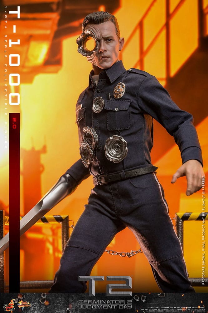 🔴PRE-ORDER T-1000 (2.0) 1/6 Terminator 2 Figura Movie Masterpiece