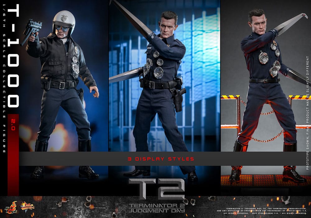 🔴PRE-ORDER T-1000 (2.0) 1/6 Terminator 2 Figura Movie Masterpiece
