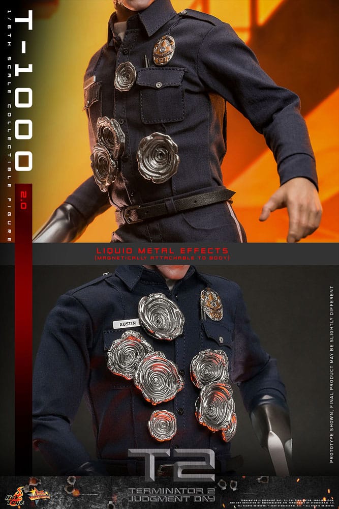🔴PRE-ORDER T-1000 (2.0) 1/6 Terminator 2 Figura Movie Masterpiece