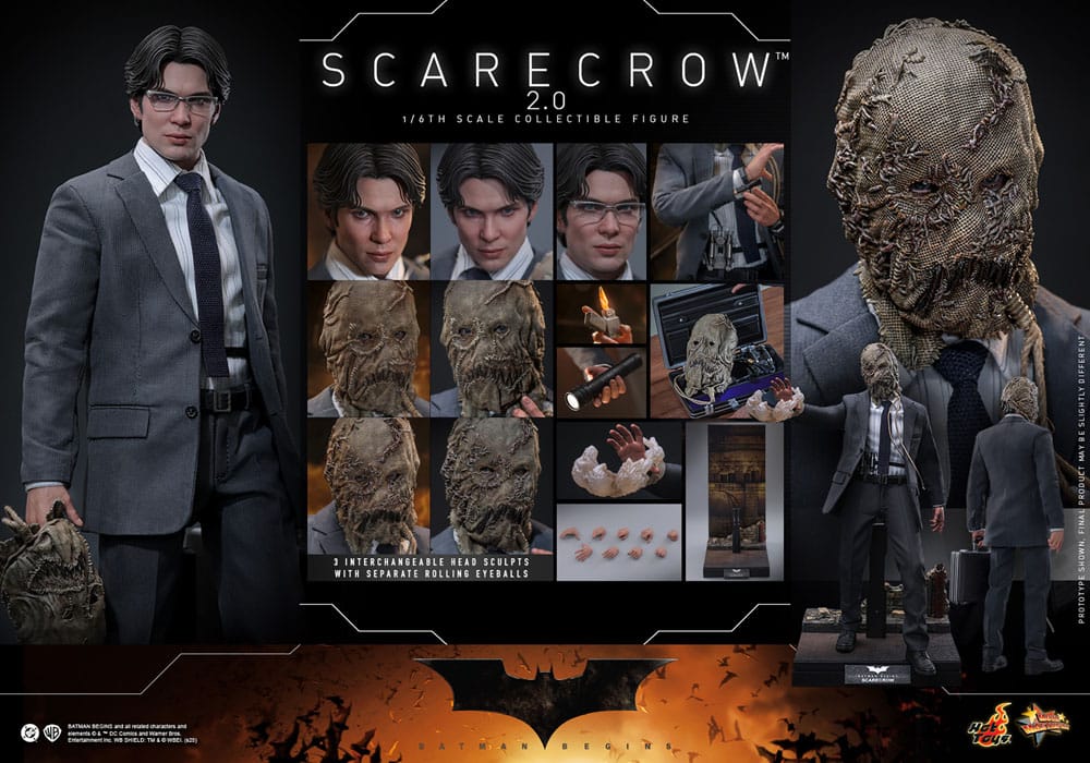 🔴PRE-ORDER Scarecrow 1/6 Figura Movie Masterpiece