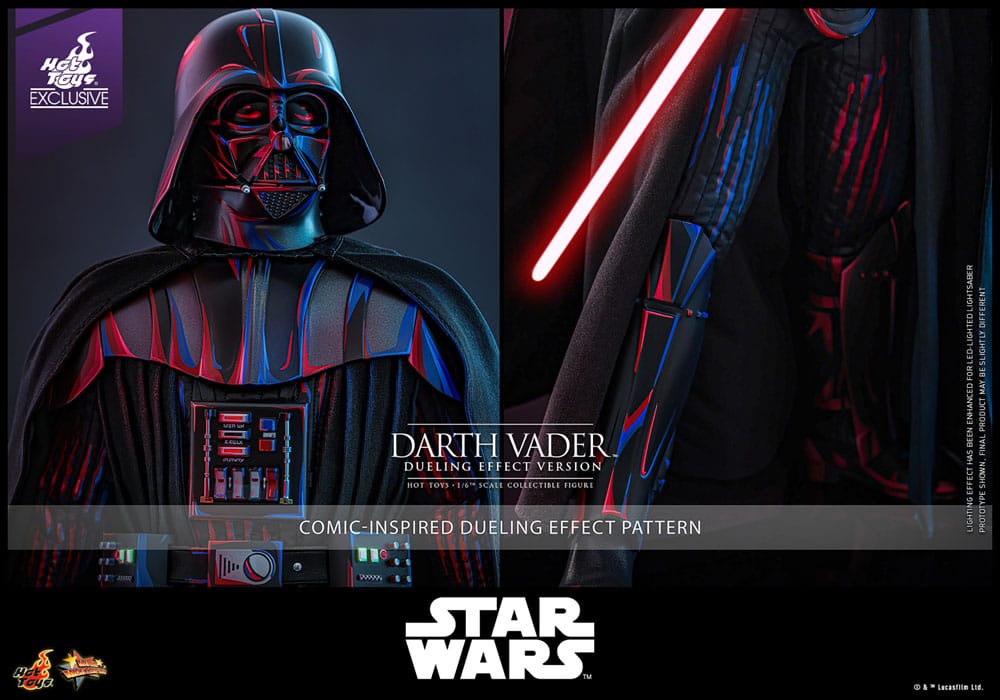 🔴PRE-ORDER Darth Vader (Dueling Effect Version) Hot Toys Exclusive 1/6 Star Wars Figura Movie Masterpiece