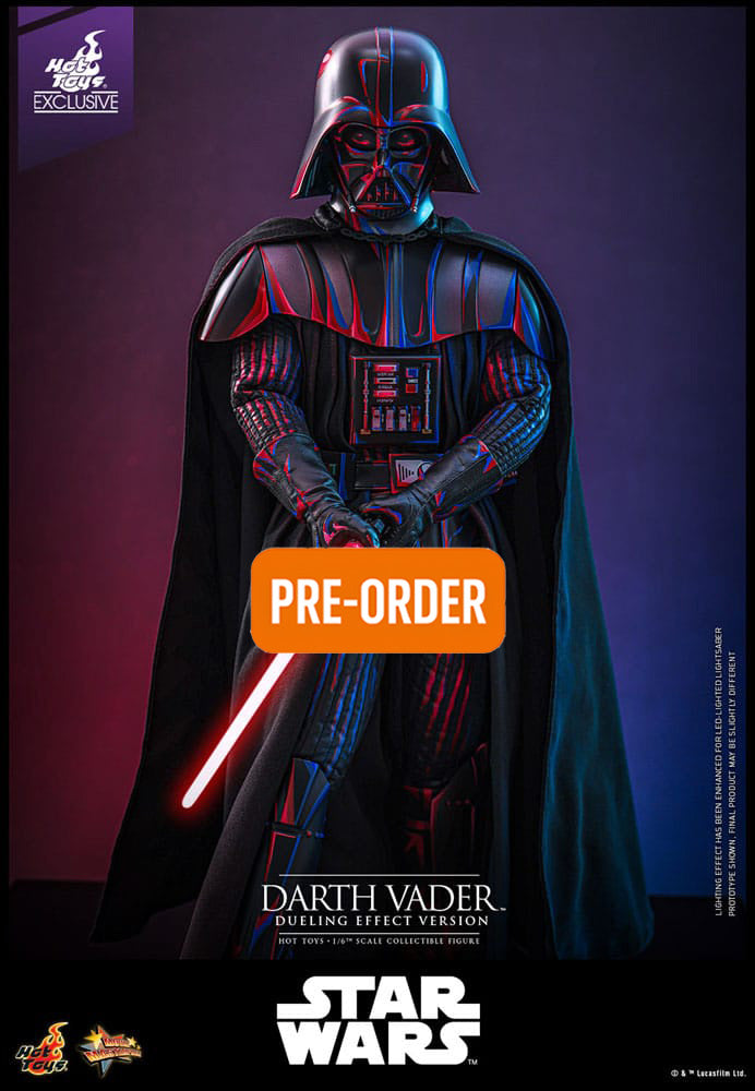 🔴PRE-ORDER Darth Vader (Dueling Effect Version) Hot Toys Exclusive 1/6 Star Wars Figura Movie Masterpiece